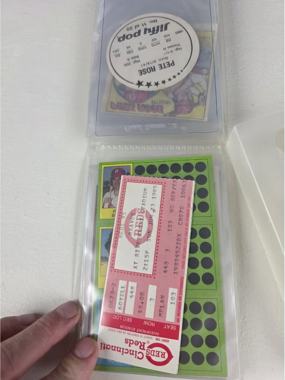 LARGE Oversized Pete Rose Oddball LOT ~ TOPPS BASEBALL TALK 1964 ALL STAR  SUPER